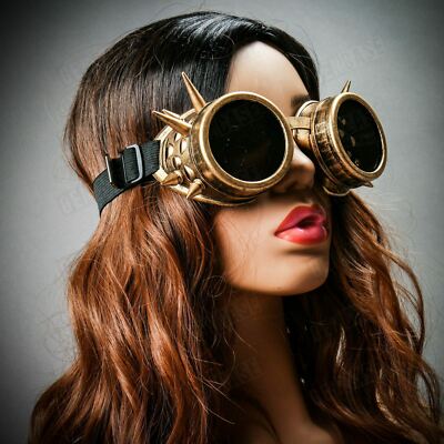 Halloween Steampunk Rivet Vintage Burning Man Costume Party  display picture 1