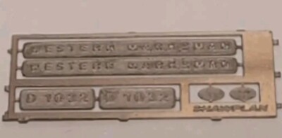 Spur N CJM Zug Typenschild Messing geätzt D1032 Westernschütze Neu