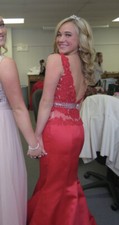 Red Sherri Hill Prom Dress