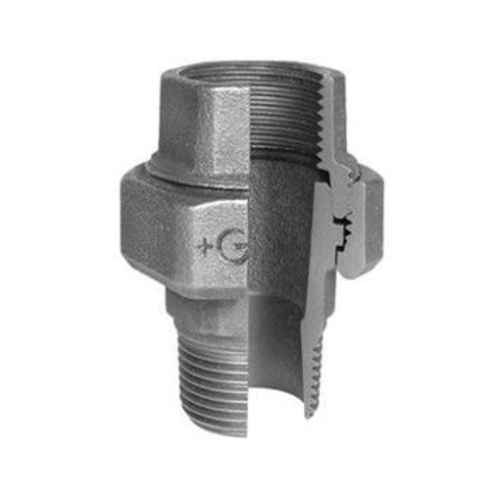 15nb (1/2"" inch) Galvanised Malleable Iron Male & Female Union, Taper Seat. GF