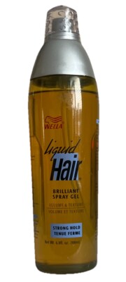 Wella Liquid Hair Brilliant Spray Gel Strong Hold 6.8 Oz Discontinued