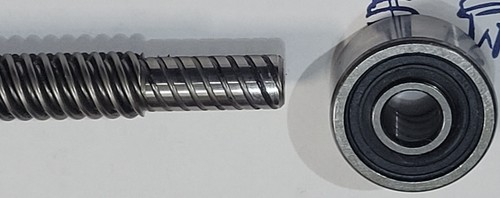 Tornillo de bola de 30 pulgadas de largo lineal 1/2" de diámetro eje de acero - Imagen 4 de 12