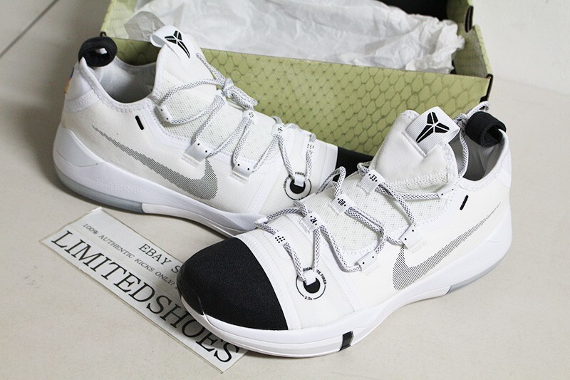Nike Kobe A.D White Black Toe AR5515-100 Men US 11.5 Size | eBay
