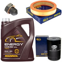 MotoröL Filter Set 5W30 5 Liter + ÖLablassschraube FüR Audi 80 100 VW Polo Golf