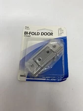 Prime-Line  3 in. L Satin Nickel  Steel  Bi-fold Door Hinge  2 pk