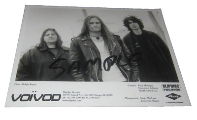 rare official VOIVOD Phobos 10 x 8 glossy U.S. press photo Piggy  E-force
