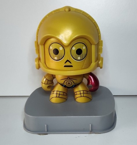 Figura de acción Star Wars Mighty Muggs C-3PO que cambia la cara - Imagen 3 de 7
