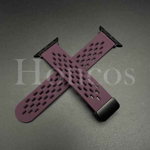 Correa de goma de silicona verde para Apple Watch de 38 mm-49 mm para iWatch liberación rápida - Imagen 30 de 31