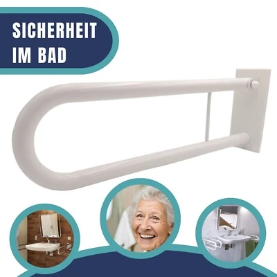 BSD Haltegriffe Toilette WC Waschbecken für barrierefreies Bad weiß cm 32 mm Griffe