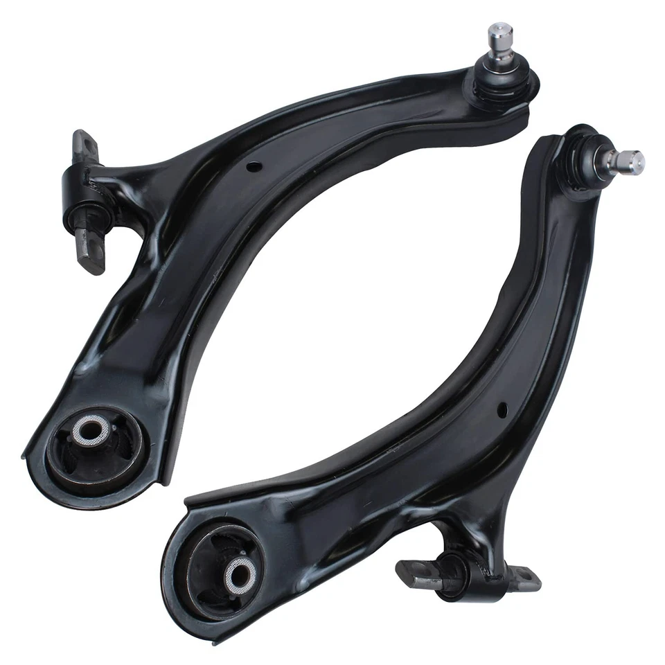 Brazos de control inferiores delanteros Kit de buje de cojinete de rueda para Nissan Rogue Select 2008-2013 Foto 3 de 4