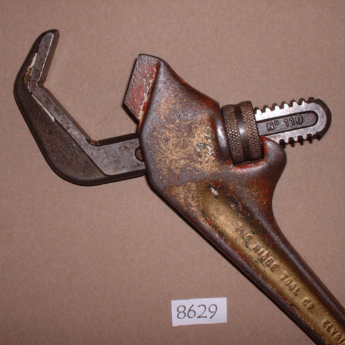 RIDGID E-110 Hex Offset Smooth Jaws 9.5" Pipe Wrench ... Made in USA - Picture 5 of 9