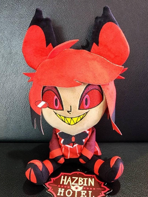 Hazbin Hotel Alastar Sitting Plush Toy Doll 20cm Round One Limited