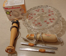 Moulinex (batteur-couteau électrique)+ braun (mixeur) + plat à gâteaux en verre