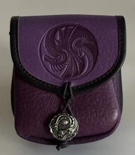 Oberon Design Dragon Leather Belt Pouch Medium Purple Retired Color USA LARP