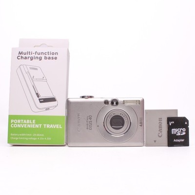 Canon Digital IXUS 40 4.0MP Digital Camera - MINT