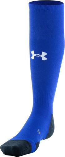 Under Armour Adult Team Over-The-Calf Socks, 1-Pair, Royal/Black/White, Large - Picture 1 of 3