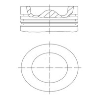 Kolben Mahle 001 PI 00195 000 Kurbeltrieb
