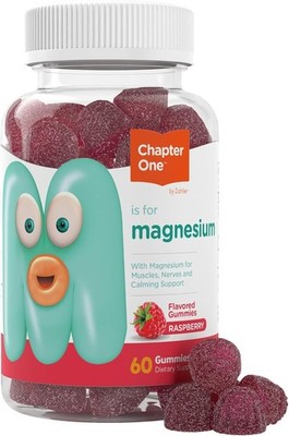 Zahler - Chapter One, Magnesium  Raspberry Gummies Flavor 60 ct