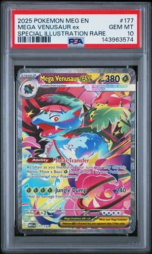 PSA 10 Mega Venusaur ex 177/132 Pokemon Mega Evolution Special Illustration Rare