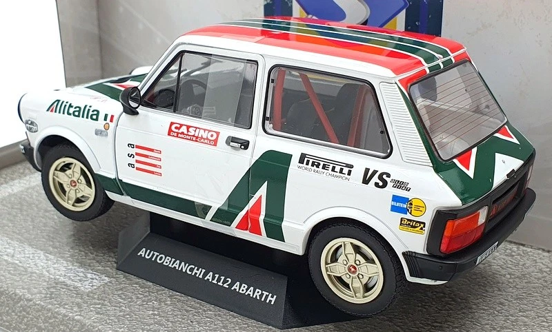 Solido 1/18 Scale Diecast S1803803 - Autobianchi A112 Abarth Alitalia 1980 - Image 2 of 4