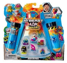 Mr. Beast Mega Lab Pack Swarms 12 Micro Beasts Includes Ultra Rare & Special NEW