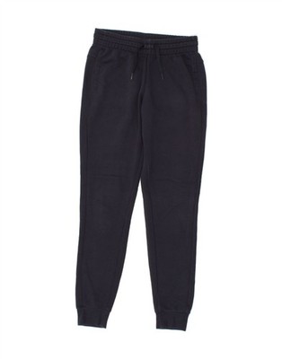 ADIDAS Womens Graphic Tracksuit Trousers Joggers UK 4/6 XS Navy Blue FK16