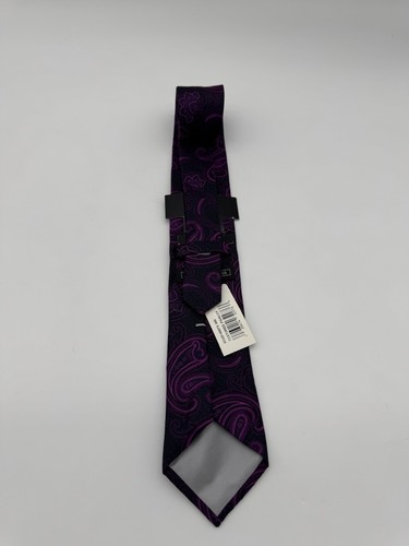 COUNTESS MARA Executive Collection Purple Silk Tie - Picture 3 of 4