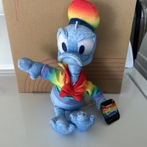 Disney Rainbow Collection Donald Duck Plush Toy NEW W/TAGS LIMITED ED