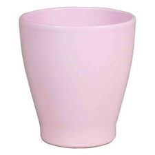 INNA-Glas Keramik Orchideenvase, Ø13,2cm, 15cm, rosa