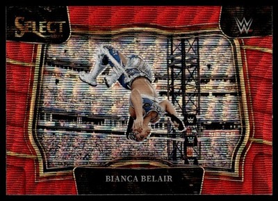 2023 Panini Select WWE Ringside Red Wave Bianca Belair #257