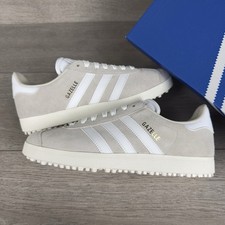 Adidas Gazelle Spikeless Golf Shoes ‘Alumina White’ - Size UK 7.5 / EU 41 1/3