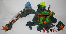 Playmobil 3841 Felsentempel Kristallgefängnis Felsen Hängebrücke unvollständig