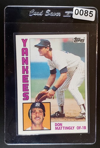 1984 Topps Don Mattingly #8 Rookie RcNew York Yankees 0085 - Bild 3 von 3