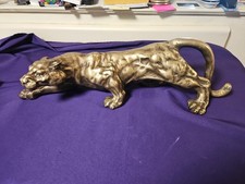 Bronze Panther/Mountain Lion Sculpture ( 10lbs, 24