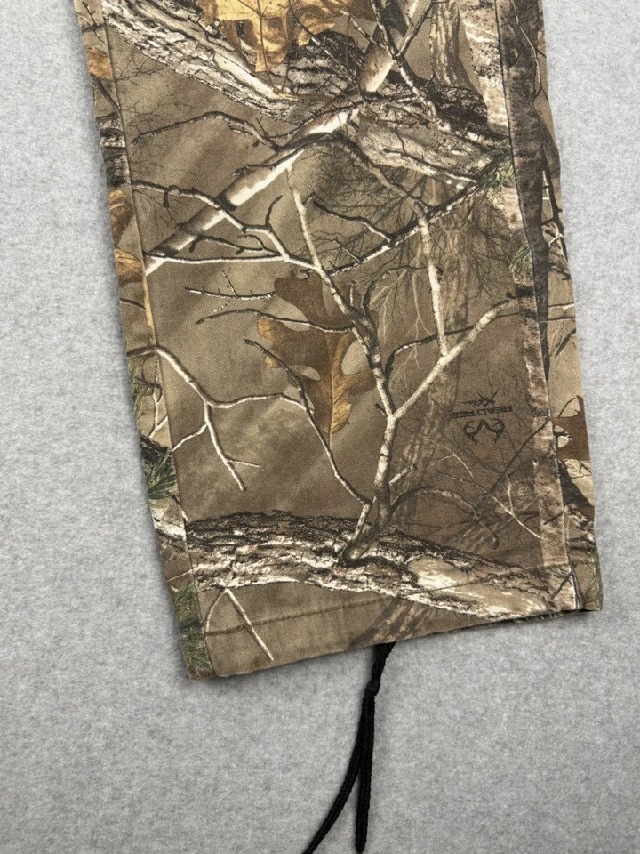 Pantalones de caza Realtree Xtra camuflaje cargo para hombre 36x30 ropa de trabajo al aire libre Foto 3 de 4