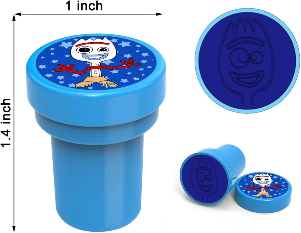 24 piezas estampillas temáticas de historias inspiradas en juguetes, historia inspirada en juguetes fiesta de cumpleaños sup Foto 3 de 4