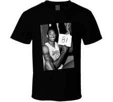 Kobe Bryant 81 Point Game Black T Shirt