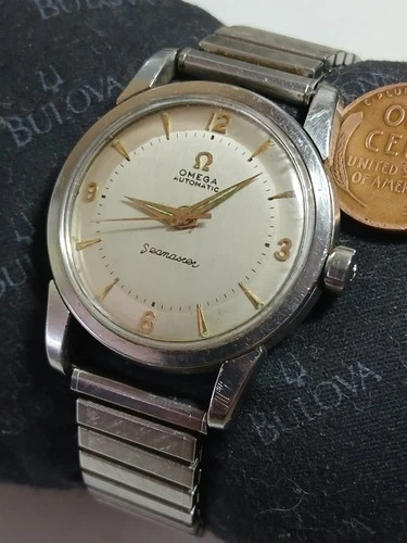 Working Vintage 1954 Omega Seamaster 354 Automatic Mens Swiss Watch