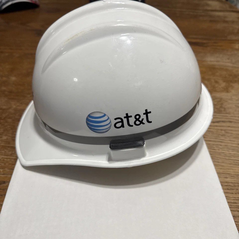 De colección - AT&T - Sombrero duro de seguridad - Sombrero de construcción - Modelo 3000 Foto 4 de 4