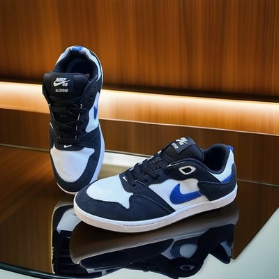Nike SB Alleyoop Mens Size 7.5 White Black Team Royal Skateboarding CJ0882-104