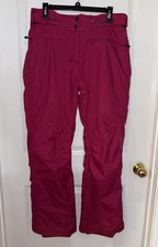 Polar Edge Ski Pants Women’s Hot Pink SnowPants Adjustable Waist Size Large