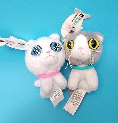 Mcdonalds The Cat Scottish Fold Persian Plush Mini 3'' Doll Mascot Set