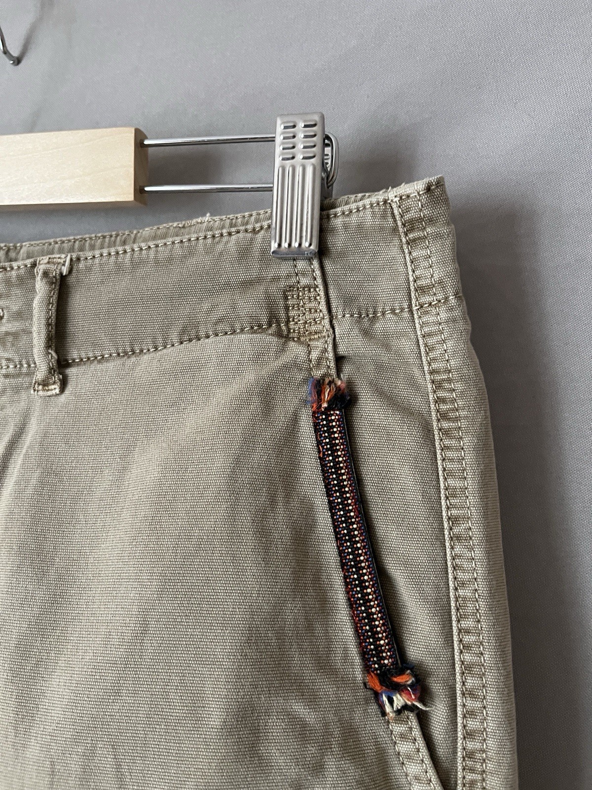 Hackett Patchwork Sashiko Kapital Style Shorts sz… - image 4