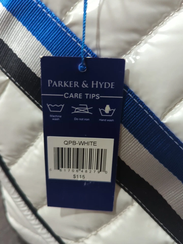 Bolso Bandolera/Hombro Tenis Parker&Hyde Blanco/Azul Foto 4 de 4