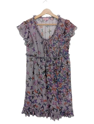 TED BAKER Robe d’été Dames Robe T EU 38 violet style décontracté - Photo 1/4