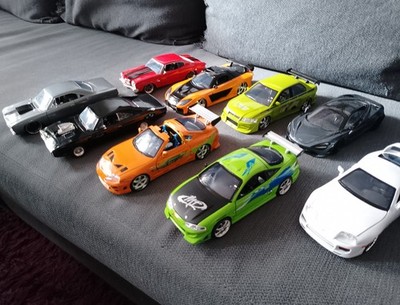 1:24 Jada Toys The Fast & The Furious Collection-  11 Cars