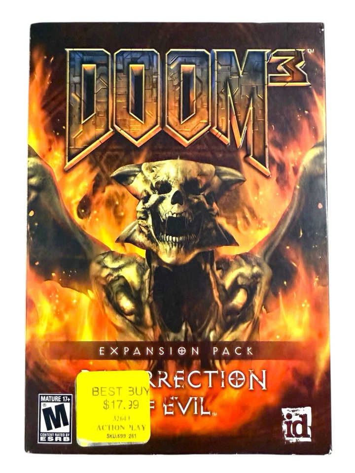 Doom 3 Resurrection Of Evil PC Expansion Pack 2005 Complete In Box - Image 2 of 4