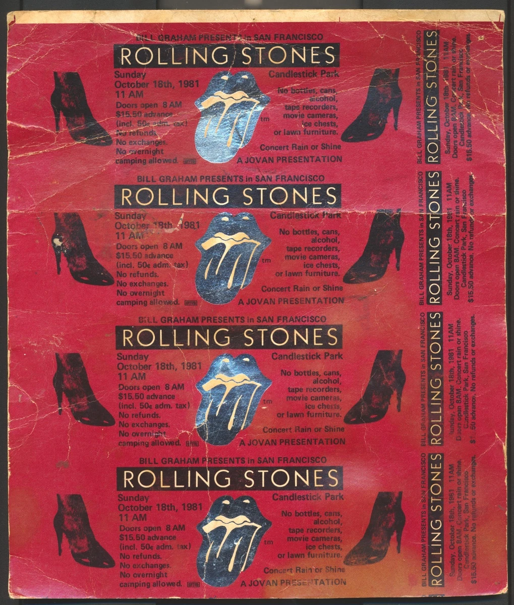 Original Rolling Stones Memorabilia for sale | eBay