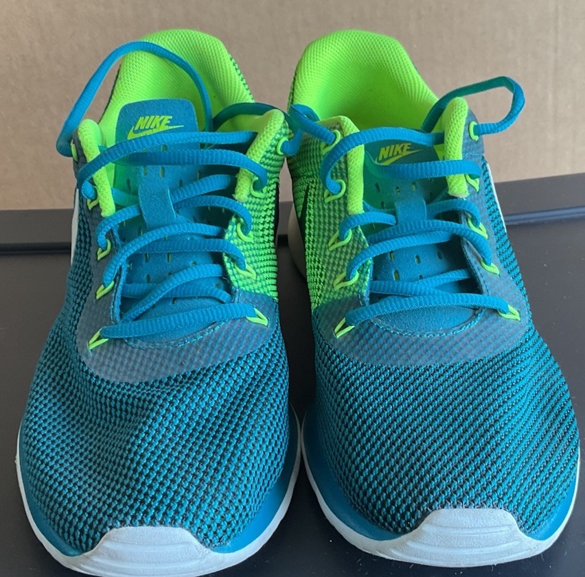 SAOLA Scarpe Nike Uomo 10 Tanjun Racer 921669 400 Blu Teal Verde Sneakers da Corsa