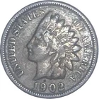 1902 Indian Head Cent Penny Fine